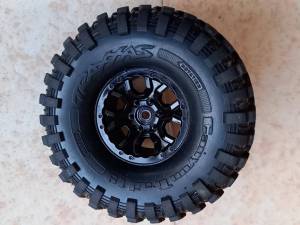 roues complètes crawler Traxxas 1/10