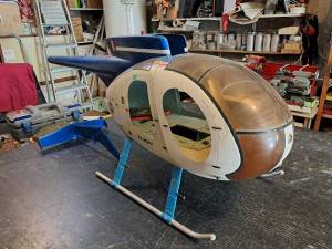 Fuselage Hughes 500D, 100 €