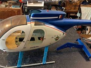 Fuselage Hughes 500D, 100 €