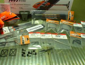 OMP Hobby M1 Evo + Parts-Lipos / NEUF