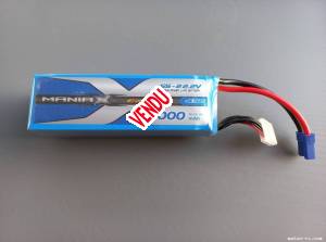 BAISSE DE PRIX ! DEUX LIPO MANIAX 6S 5000mAh 45C