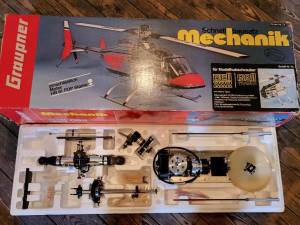 KIT Helicoptere vintage neuf Graupner Bell 212