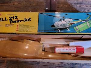 KIT Helicoptere vintage neuf Graupner Bell 212