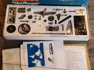 KIT Helicoptere vintage neuf KAVAN Jet Ranger